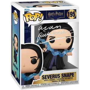 imageAlan Rickman Severus Snape 195 with Patronus Facsimile Signed Reprint Laser Autographed Funko POP Movies Figurine with Protector Case