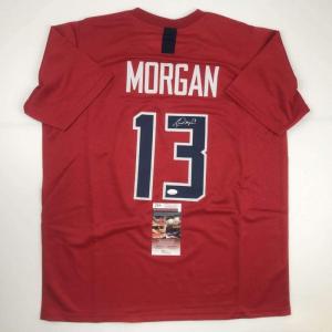imageAutographedSigned Alex Morgan Red Soccer Team USA World Cup Jersey JSA COA