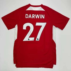 imageAutographedSigned Darwin Nunez Liverpool Red Soccer Jersey Beckett BAS COA 2