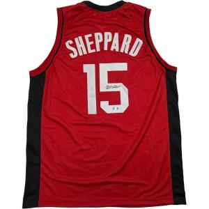 imageAutographedSigned Reed Sheppard Houston Red Basketball Jersey Beckett BAS COA