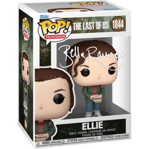 imageBella Ramsey Ellie 1844 The Last of Us Facsimile Signed Reprint Laser Autographed Funko POP TV Figurine with Protector Case