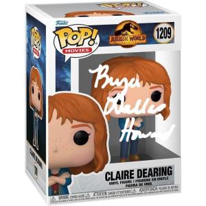 imageBryce Dallas Howard Claire Dearing 1209 Jurassic World Park Facsimile Signed Reprint Laser Autographed Funko POP Movies Figurine with Protector Case