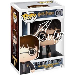 imageDaniel Radcliffe Harry Potter 01 Facsimile Signed Reprint Laser Autographed Funko POP Movies Figurine with Protector Case