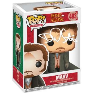 imageDaniel Stern Marv Murchins 493 Facsimile Signed Reprint Laser Autographed Funko POP Movies Home Alone Figurine with Protector Case