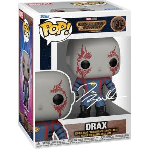 imageDave Bautista Drax Guardians of the Galaxy 1204 Volume 3 Facsimile Signed Reprint Laser Autographed Funko POP Movies Marvel Figurine with Protector Case