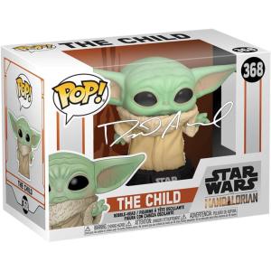 imageDavid Acord The Child Grogu Reaching 368 Facsimile Signed Reprint Laser Autographed Funko POP Movies Star Wars Figurine with Protector Case