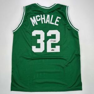 imageFacsimile Autographed Kevin McHale Boston Green Reprint Laser Auto Basketball Jersey Size Mens XL