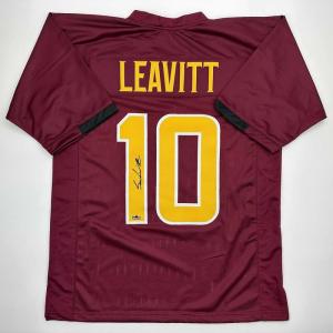 imageFacsimile Autographed Sam Leavitt Arizona State Red Reprint Laser Auto College Football Jersey Size Mens XL