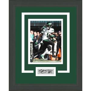 imageFramed Ahmad Sauce Gardner Facsimile Laser Engraved Signature Auto New York Jets 11x14 Football Photo