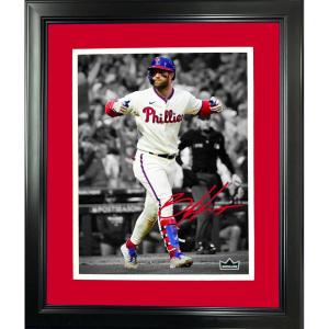 imageFramed Bryce Harper Philadelphia Phillies Facsimile Laser Engraved Signature Auto 11x14 Baseball Photo HOFSM Holo