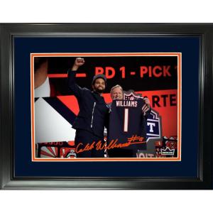 imageFramed Caleb Williams Draft Chicago Bears Facsimile Laser Engraved Signature Auto 11x14 Football Photo HOFSM Holo