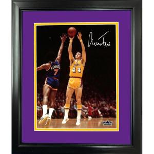 imageFramed Jerry West Facsimile Laser Engraved Signature Auto 11x14 Basketball Photo HOFSM Holo