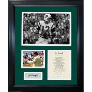 imageFramed Joe Namath Hall of Fame Facsimile Laser Engraved Signature Auto New York Jets 11x14 Football Photo Sig Collage