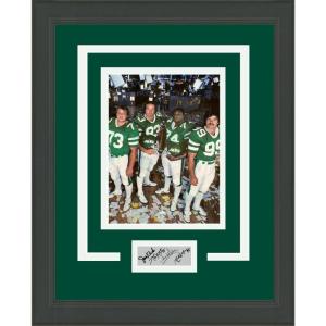 imageFramed New York Jets Sack Exchange Facsimile Laser Engraved Signature Auto 11x14 Football Photo