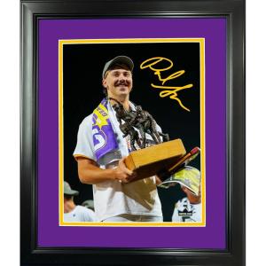 imageFramed Paul Skenes 2023 College World Series MVP Facsimile Laser Engraved Signature Auto 11x14 Baseball Photo HOFSM Holo