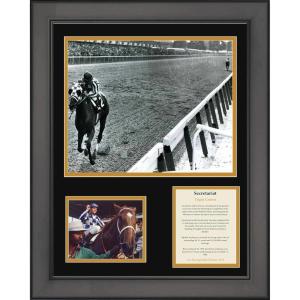 imageFramed Secretariat amp Ron Turcotte Kentucky Derby Triple Crown Winner 11x14Horse Racing Three Photo Collage