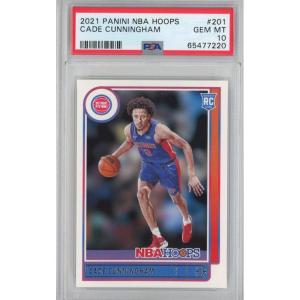 imageGraded 202122 Panini NBA Hoops Cade Cunningham 201 Rookie RC Basketball Card PSA 10 Gem Mint