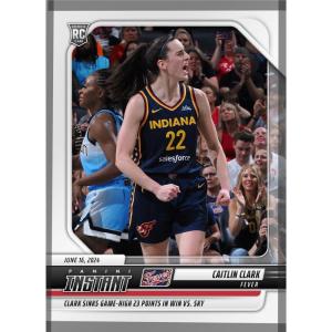 imageHall of Fame Sports Memorabilia  2024 Panini Instant WNBA Caitlin Clark 72 Indiana Fever Rookie RC Basketball Card