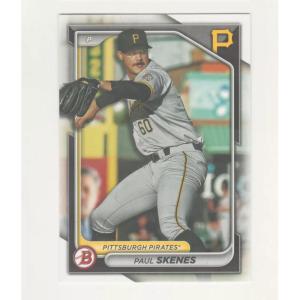 imageHall of Fame Sports Memorabilia  2024 Topps Bowman Paul Skenes BP125 Rookie RC Baseball Card