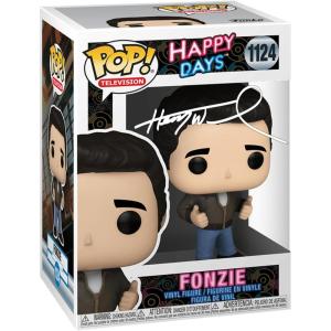 imageHenry Winkler Fonzie 1124 Happy Days Facsimile Signed Reprint Laser Autographed Funko POP TV Television Figurine with Protector Case