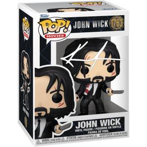 imageKeanu Reeves John Wick 1763 Facsimile Signed Reprint Laser Autographed Funko POP Movies Figurine with Protector Case