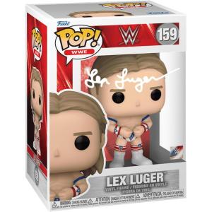 imageLex Luger 159 Facsimile Signed Reprint Laser Autographed Funko POP Wrestling Figurine with Protector Case
