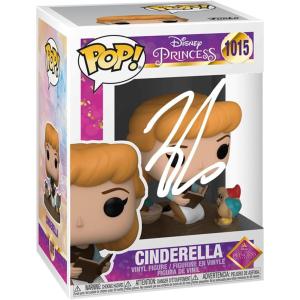 imageLily James Cinderella 1015 Disney Princess Facsimile Signed Reprint Laser Autographed Funko POP Figurine with Protector Case