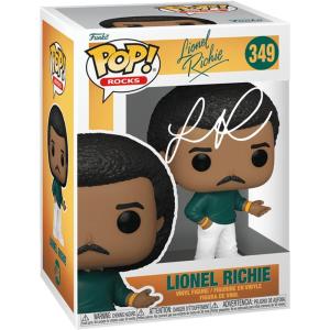 imageLionel Richie 349 Facsimile Signed Reprint Laser Autographed Funko POP Rocks Figurine with Protector Case