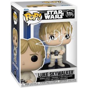 imageMark Hamill Luke Skywalker 594 Star Wars Episode IV A New Hope Facsimile Signed Reprint Laser Autographed Funko POP Movies Star Wars Figurine with Protector Case