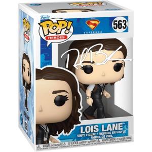 imageRachel Brosnahan Lois Lane 563 Superman 2025 Facsimile Signed Reprint Laser Autographed Funko POP Heroes Justice League Figurine with Protector Case