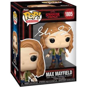 imageSadie Sink Max Mayfield 1805 Stranger Things Season 5 Facsimile Signed Reprint Laser Autographed Funko POP TV Figurine with Protector Case