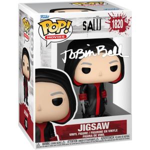 imageTobin Bell Jigsaw Killer Saw 1820 Facsimile Signed Reprint Laser Autographed Funko POP Movies Figurine with Protector Case