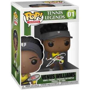 imageVenus Williams 01 Facsimile Signed Reprint Laser Autographed Funko POP Tennis Legends Figurine with Protector Case