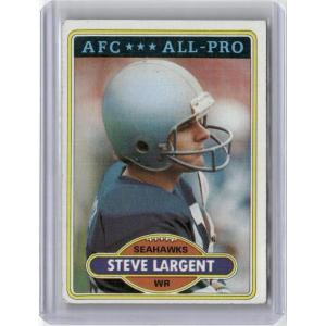 imageVintage 1980 Topps Steve Largent 450 Football Card