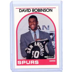 imageVintage 1989 Hoops David Robinson 138 Rookie RC Basketball Card