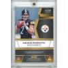 image2018 Panini Spectra Mason Rudolph 20599 Rookie Patch Autographs Rookie RC Football Card
