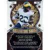 image2025 Leaf Metal Justice Haynes CSJH2 Collegiate Stars Auto 60 Michigan Wolverines Rookie RC Football Card