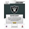 image2025 Panini Instant Ashton Jeanty 55 Welcome to the Endzone and Win Column Rook Las Vegas Raiders Rookie RC Football Card