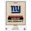 image2025 Panini Instant NFL Jaxson Dart 15 Draft Night New York Giants Rookie RC Football Card