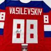 imageAutographedSigned Andrei Vasilevskiy Team Russia Red Olympics Hockey Jersey JSA COA