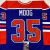 imageAutographedSigned Andy Moog Edmonton Blue Hockey Jersey JSA COA