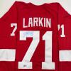imageAutographedSigned Dylan Larkin Detroit Red Hockey Jersey Beckett BAS COA