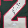 imageAutographedSigned Filip Gustavsson Minnesota Green Hockey Jersey JSA COA