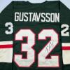 imageAutographedSigned Filip Gustavsson Minnesota Green Hockey Jersey JSA COA