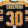 imageAutographedSigned Gerry Cheevers HOF 85 Boston Black Hockey Jersey JSA COA