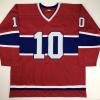 imageAutographedSigned Guy LaFleur Montreal Red Hockey Jersey JSA COA