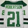 imageAutographedSigned Jason Robertson Dallas White Hockey Jersey JSA COA