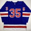 imageAutographedSigned Mike Richter New York Blue Hockey Jersey PSADNA COA