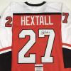imageAutographedSigned Ron Hextall Philadelphia Orange Hockey Jersey JSA COA