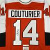 imageAutographedSigned Sean Couturier Philadelphia Orange Hockey Jersey JSA COA
